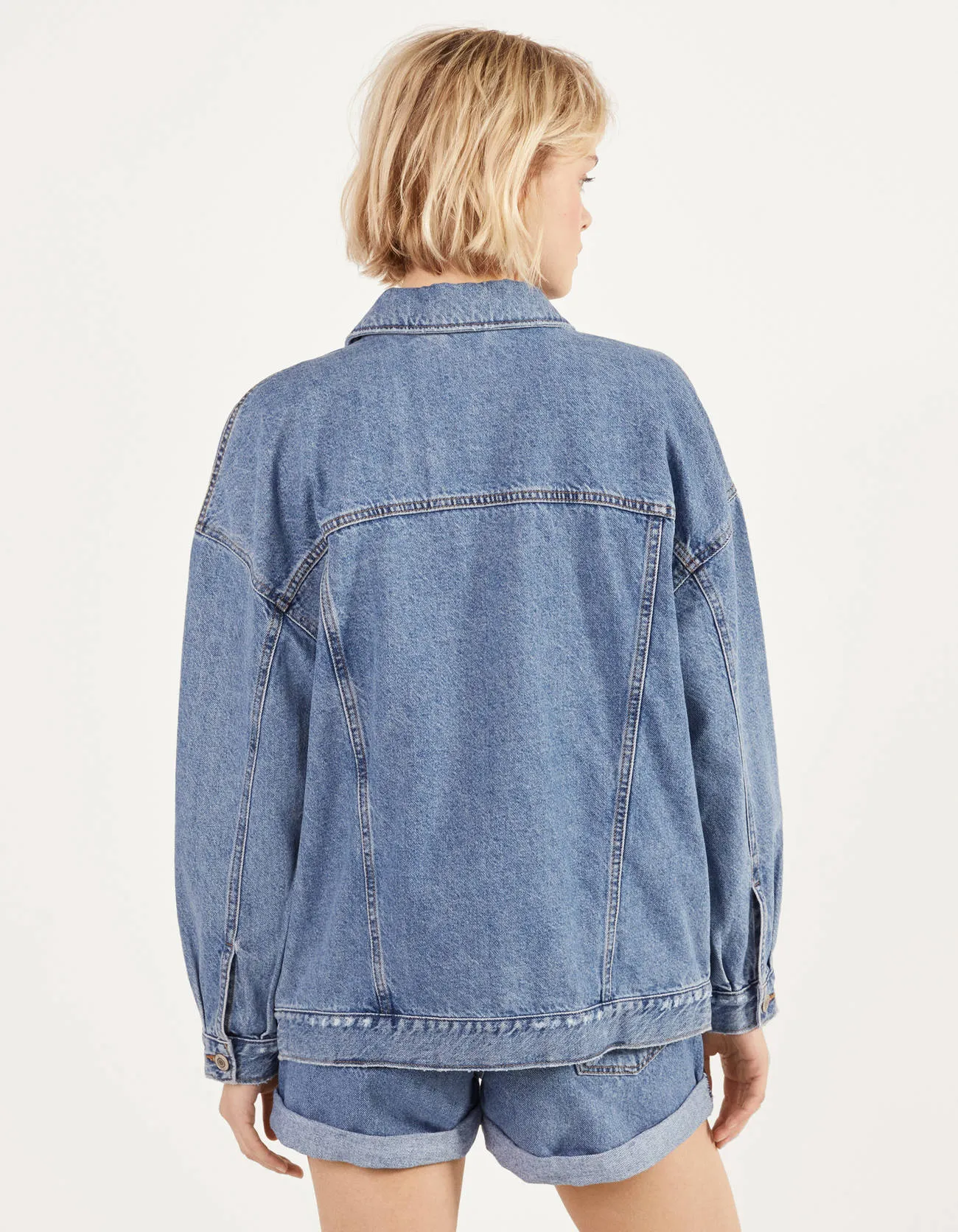 Oversize-Jeansjacke